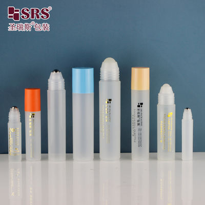 Vòng nhựa màu trắng mịn trên chai RPP Series 2ml-35ml Capacity for Essential Oil Logo Printing Available